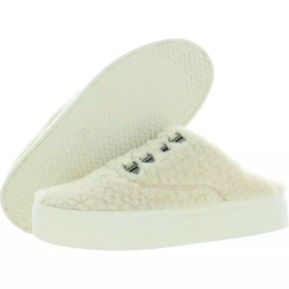 Lucky Brand Shoes - NIB [Lucky Brand] Sherpa Tolini Slip-On Tennis Shoes, Ivory - Multiple Sizes!